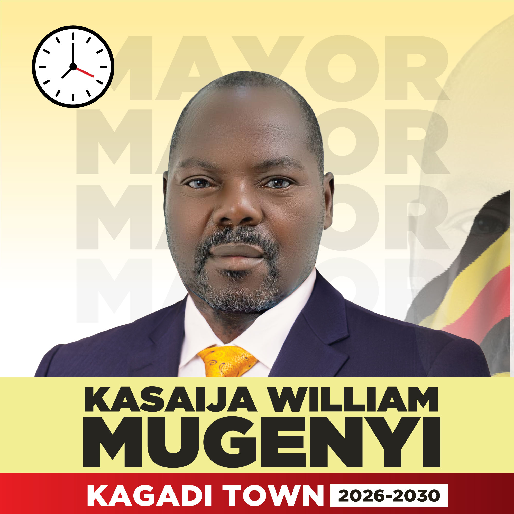 Hon. Kasaija William Mugenyi, recognised leader and champion for Kagadi Town